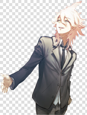 Nagito Komaeda In A Suit  HD Png Download