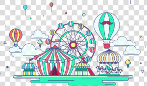 Transparent Park Png   Transparent Amusement Park Clipart  Png Download