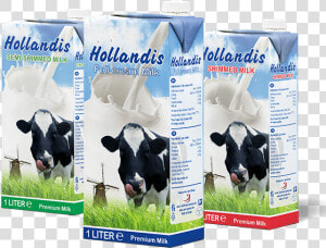 Uht milk   Cow Image On Milk Product  HD Png Download