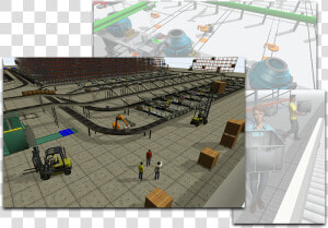 Simulation In Material Handling  HD Png Download