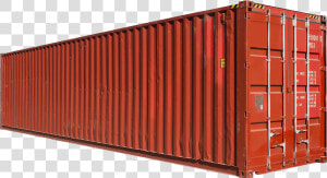 Red Intermodal Shipping Containers  HD Png Download