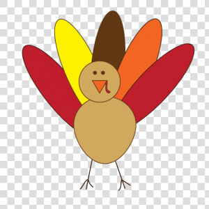 Thanksgiving Thanksgiving Clip Art   Simple Turkey Clipart  HD Png Download