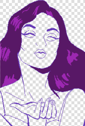 Outline base template Of A Woman Blowing A Kiss   Girl Blowing Bubble Gun Drawing  HD Png Download