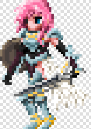 I Hope It S Not Too Messy  It S Very Hard To Make Details   Final Fantasy Lightning Sprite  HD Png Download