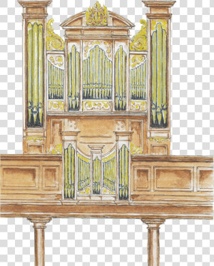 Furniture pipe Organ organ classical Architecture organ   Organ Pipe  HD Png Download