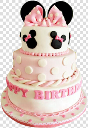 Minnie Mouse   Price Of Minnie Mouse Cake  HD Png Download