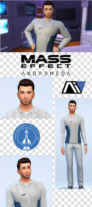 Image   Mass Effect Andromeda Sims 4  HD Png Download