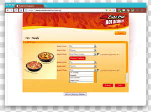 Pizza Hut Order System   Png Download   Ordering System Design  Transparent Png