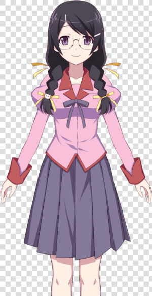 Tsubasa Hanekawa Png  Transparent Png