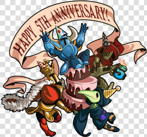 Shovel Knight 5th Anniversary  HD Png Download