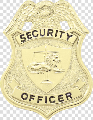 Security Officer Badge With Eagle   Emblem  HD Png Download