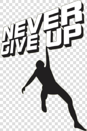 Basketball Quotes Clipart Svg Library Nevergiveup   3d Never Give Up Logo Png  Transparent Png