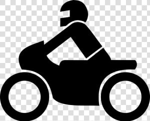 Motorcycle Wreck Png   Motorcycle Rider Icon  Transparent Png