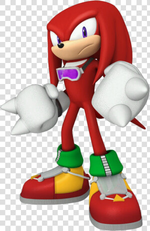 Knuckles The Echidna Sonic Free Riders  HD Png Download