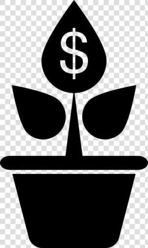 Dollars Growing On A Plant   Money Plant Icon Png  Transparent Png