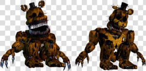 Nightmare Golden Freddy   Png Download   Five Nights At Freddy  39 s Golden Freddy Png  Transparent Png