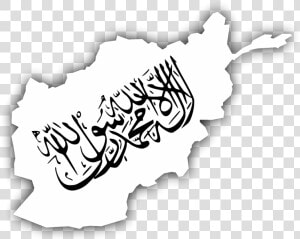 Flag With Map Of Afghanistan   Islami Emarat Flag Png  Transparent Png