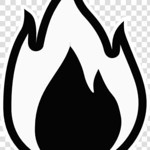 Flame Clipart Black And White Fire Flames Clipart Black  HD Png Download