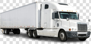 White 18 Wheeler Truck   Png Download   18 Wheeler Truck White Background  Transparent Png