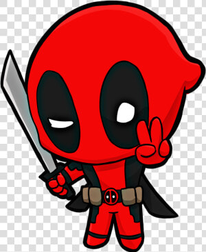 Deadpool Clipart Deadpool   Cartoon Deadpool  HD Png Download