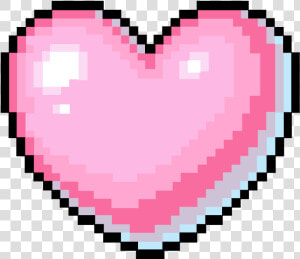  coração  heart  picxel  pixel  tumblr  kauai  kawai   Pixel Happy Face  HD Png Download