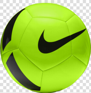 Nike Pitch Team Training Ball   Green Nike Soccer Ball  HD Png Download