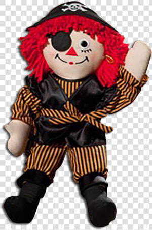 Halloween Raggedy Andy Pirate Rag Doll   He Is A Special   Cartoon  HD Png Download