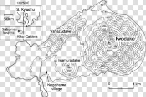 Contour Map Of Iwo Jima  HD Png Download