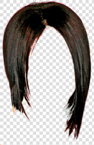 Hair Wig Png   Brown Hair Bob Clipart  Transparent Png