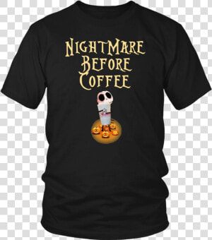 Jack Hug Dunkin Donuts Nightmare Before Coffee T shirt  HD Png Download