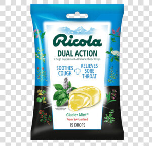 Ricola Dual Action Cough Drops  HD Png Download