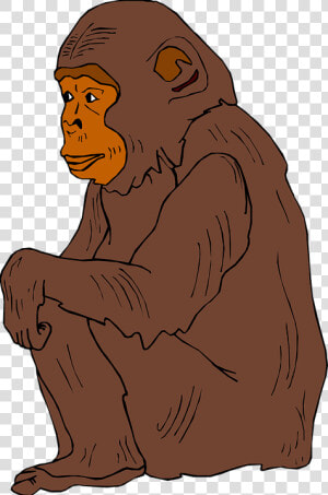 Transparent Chimp Png   Transparent Chimpanzee Clipart  Png Download