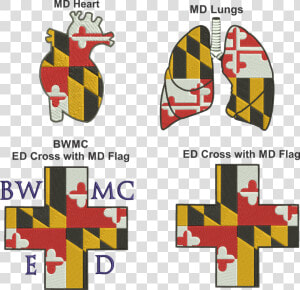 Transparent Maryland Flag Png   Maryland Caduceus Rn  Png Download