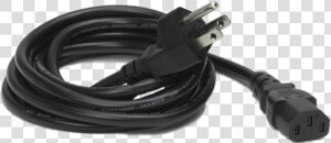 Us Black Extension Cord   Transparent Extension Cord Png  Png Download