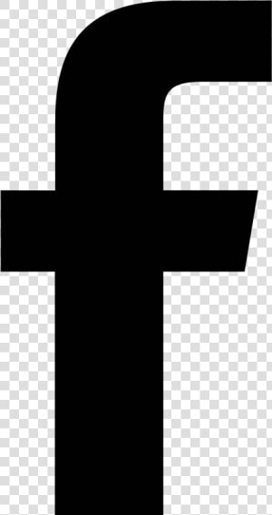 Icono De Facebook Png Negro   Cross  Transparent Png