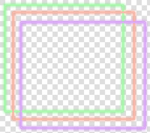 Transparent Neon Square Png   Color Frame Neon Png  Png Download