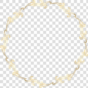 Gold Filigree Border Png  Transparent Png