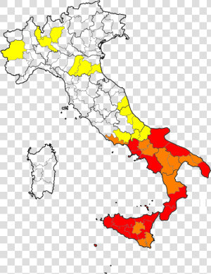 Italy Crime Rate Map  HD Png Download