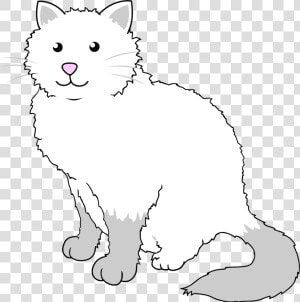 Cartoon Cat Clipart Png   Cat Yawns  Transparent Png