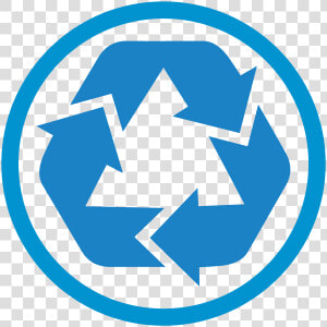 Recycleicon   Blue Recyclable Icon Png  Transparent Png