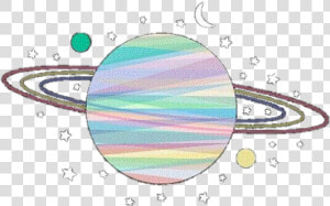 Stars Planet Colorful Aesthetic   Aesthetic Transparent Planets Png  Png Download