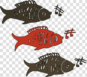 Singing Fish Svg Clip Arts   Singing Fish Clipart  HD Png Download