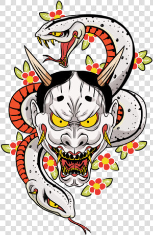 6a4490 Kisspng Yakuza 0 Hannya Goro Majima T Shirt   Hannya Mask Tattoo Majima  Transparent Png