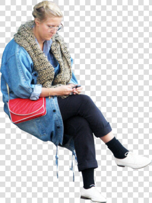 Sitting   Human Sitting Png Winter  Transparent Png