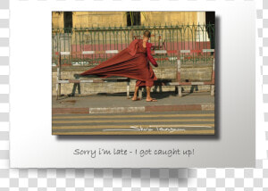 Horozontal Card With Shadow Monk With Robe Caught 001   Sharon Tenenbaum Monk  HD Png Download