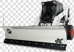 Skid Steer Back Of Plow   Skid Steer Snow Blade  HD Png Download