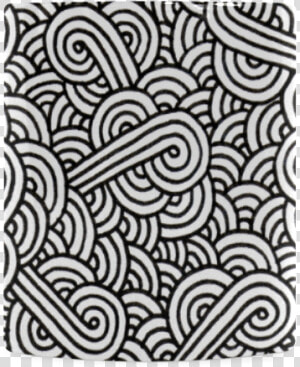 Black And White Swirls Doodles White Mug   Paisley  HD Png Download