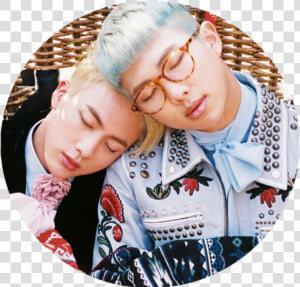 Jin Va Rap Monster So Cute   Png Download   Jin Y Rap Monster  Transparent Png