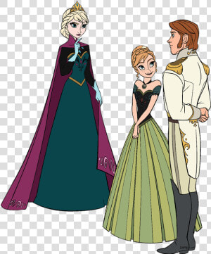 Hans Elsa And Anna  HD Png Download