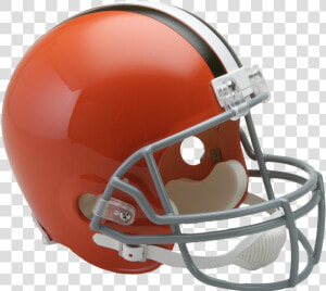 Cleveland Browns Vsr4 Replica Throwback Helmet   Football Helmet  HD Png Download